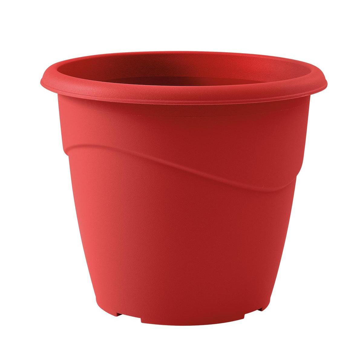 Pot Marina - ø 30 x H 25.5 cm - Différents modèles - Rouge