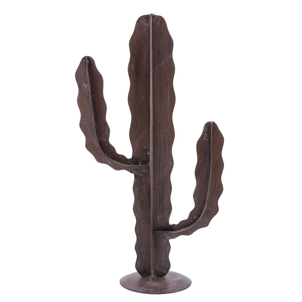 Cactus décoratif - 18 x 10,5 x H 32 cm