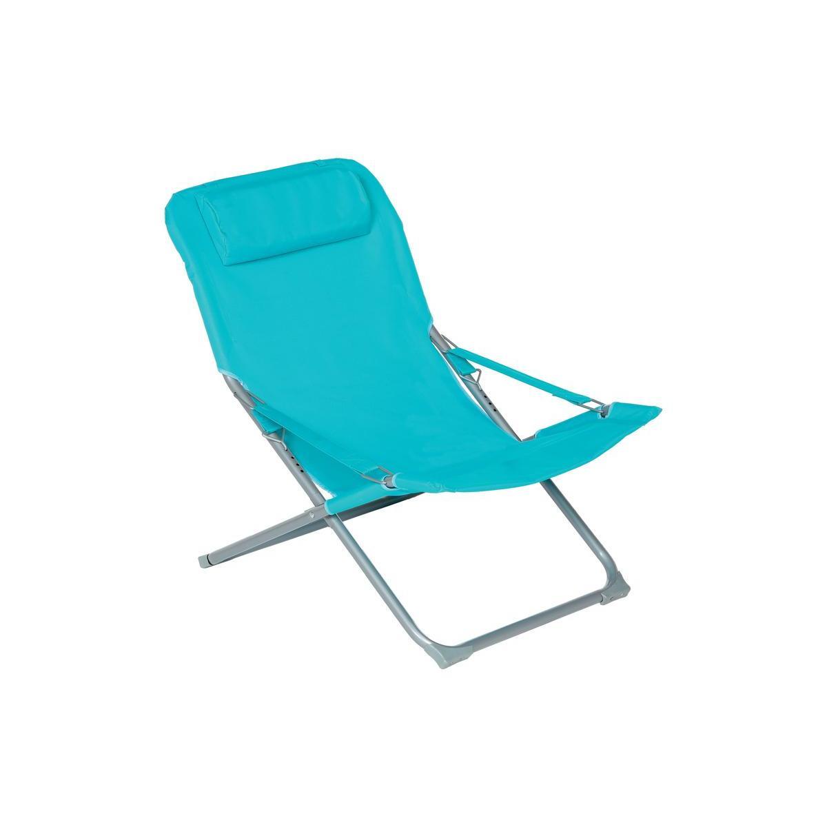 Fauteuil Relax Cueri - Bleu lagon