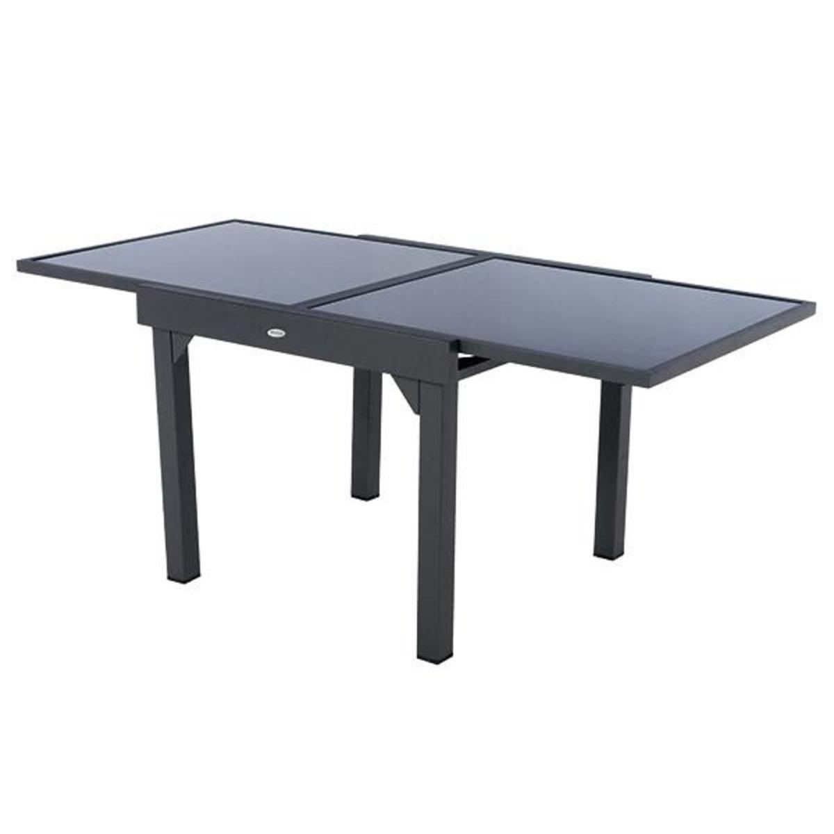 Table extensible Piazza - 4 à 8 personnes - L 90 à 180 x l 90 cm - HESPERIDE