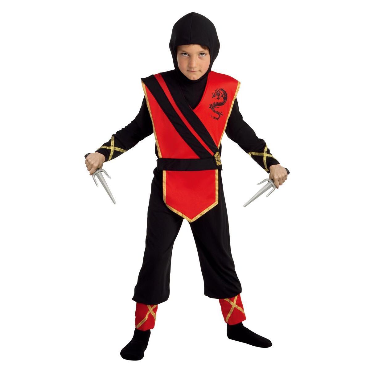Costume de ninja luxe pour enfant - 4 à 12 ans