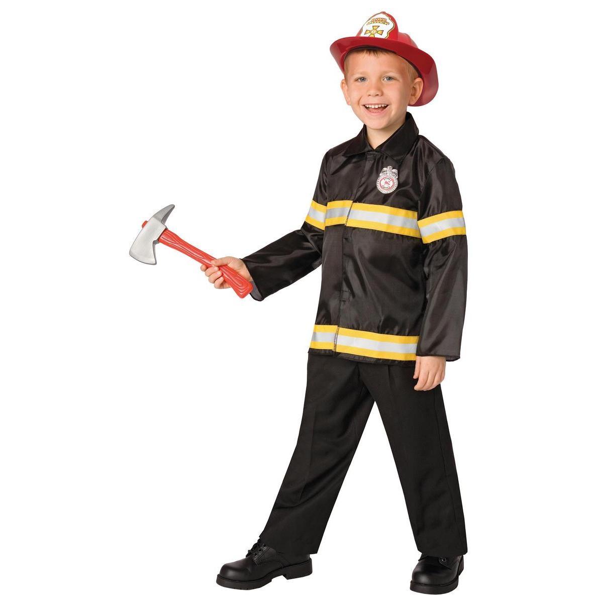 Costume de pompier luxe pour enfant - 4 à 12 ans