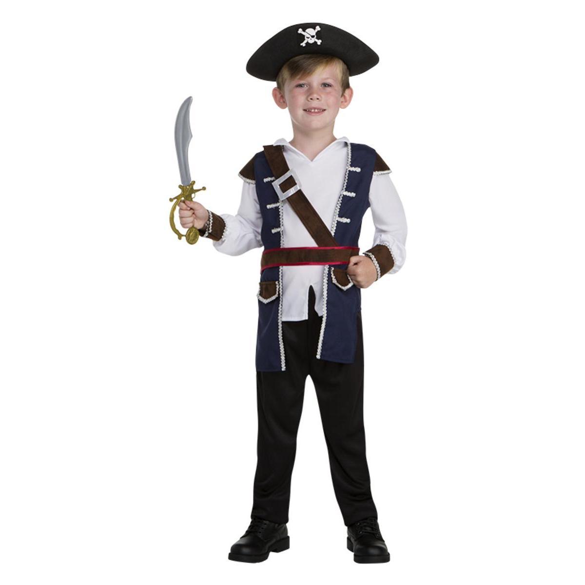 Déguisement de pirate luxe pour enfant - 4 à 12 ans