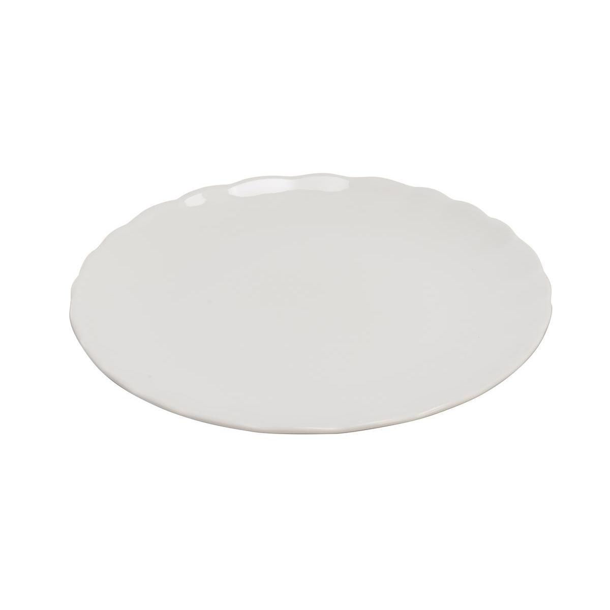 Assiette plate - ø 25 cm - Blanc