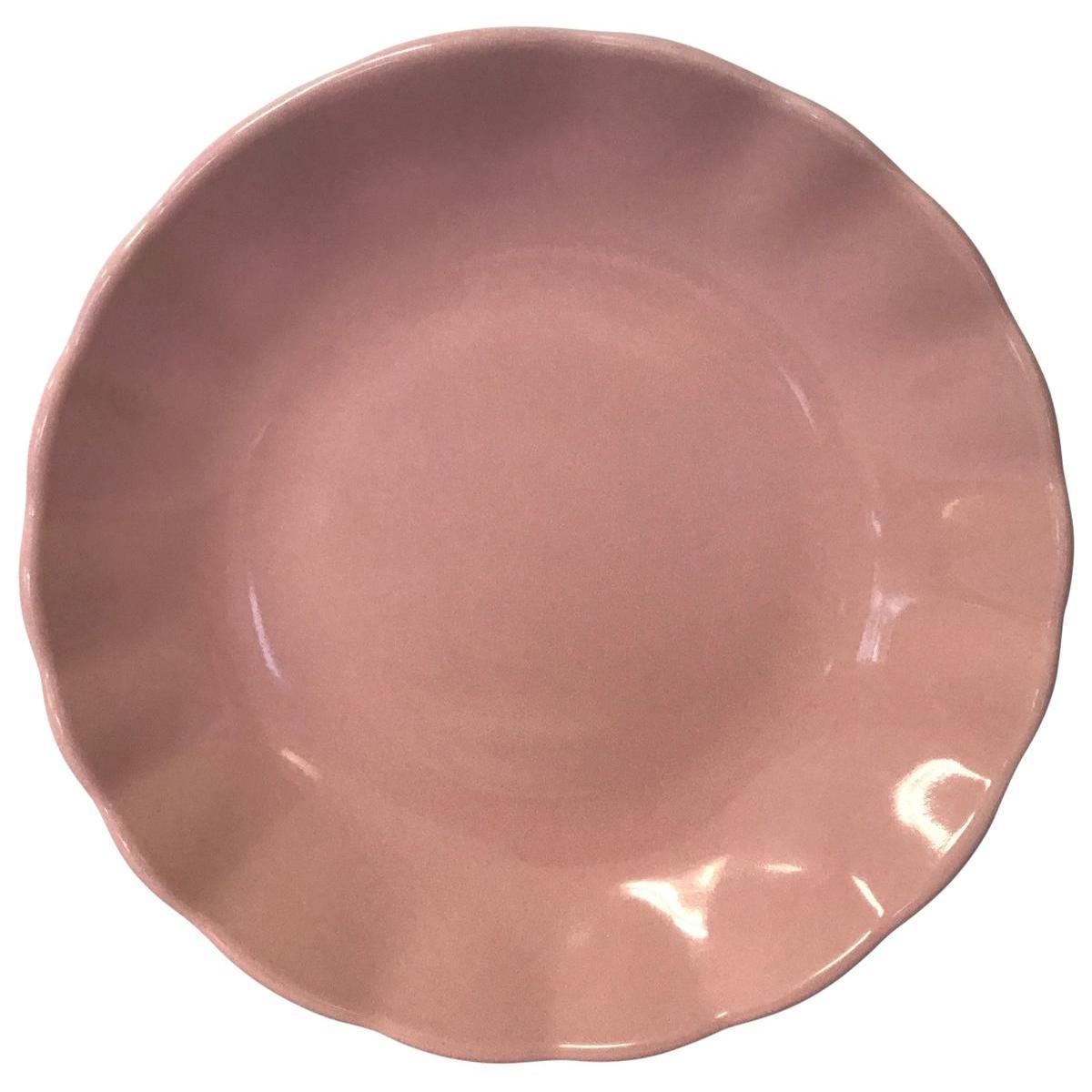 Assiette plate - ø 25 cm - Rose