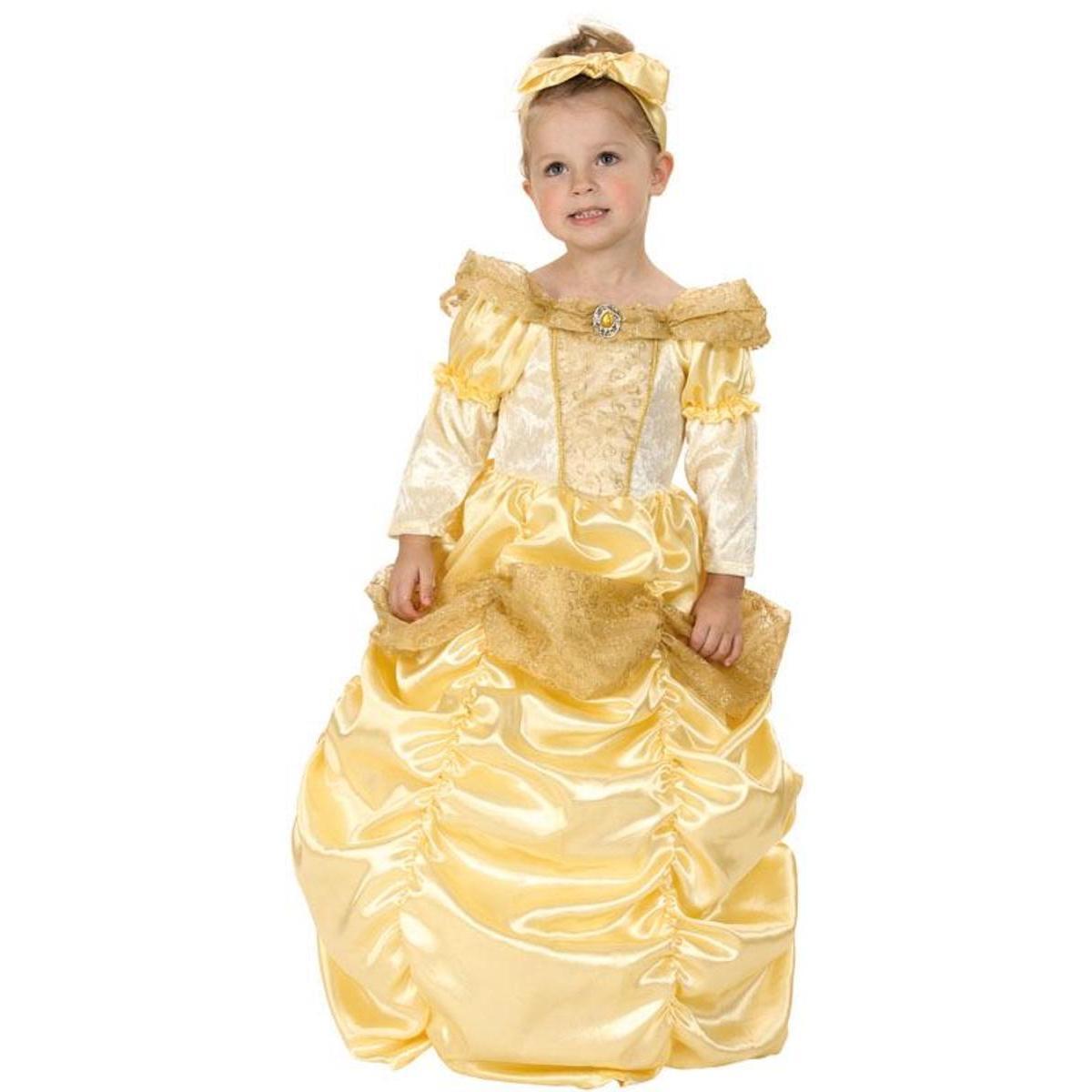 Costume de Belle princesse - Taille bébé (80 à 92 cm) - L 48 x H 3 x l 44 cm - Multicolore - PTIT CLOWN
