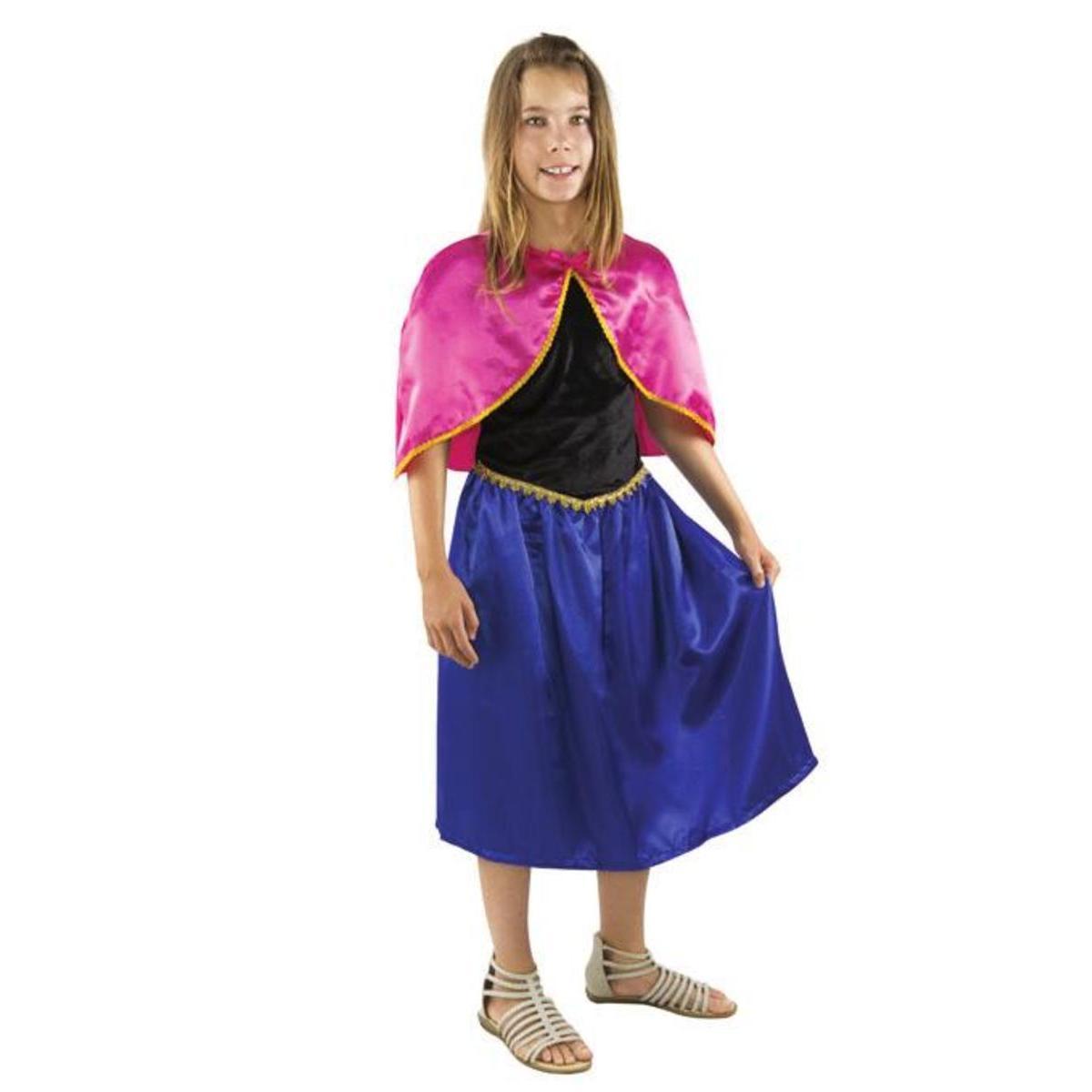 Costume enfant Reine des glaces - Taille S - L 48 x H 3 x l 44 cm - Multicolore - PTIT CLOWN