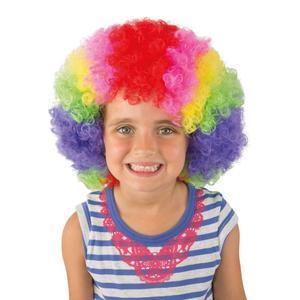 Perruque Clown Pop - Taille enfant - L 21 x H 4 x l 18.5 cm - Multicolore - PTIT CLOWN