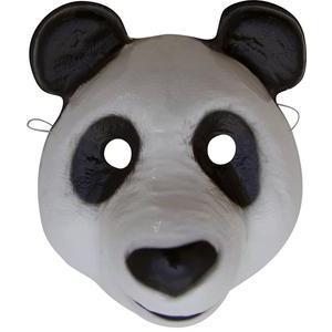 Masque de panda - Taille enfant - L 22 x H 13 x l 20 cm - Multicolore - PTIT CLOWN