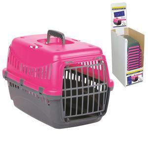 Panier de transport pour chat - Rose