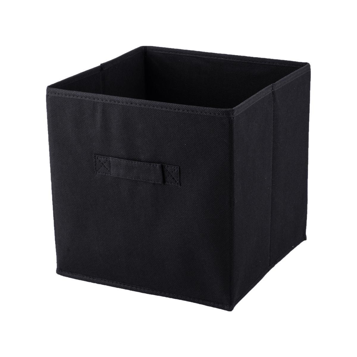 Cube de rangement - Noir