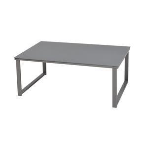 Table basse - 80 x 50 x H 32 cm - Gris