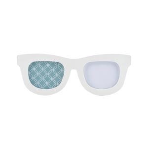 Porte-photos lunettes - 34 x H 12.5 cm - Blanc ou gris