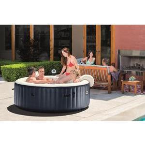 Spa gonflable rond bulles 6 personnes Blue navy