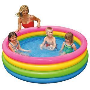 Piscinette Sunset Glow - Différents formats - ø 168 x H 46 cm - Multicolore - INTEX