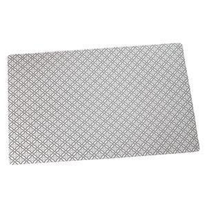 Set de table micro-motif carreau de ciment - gris clair