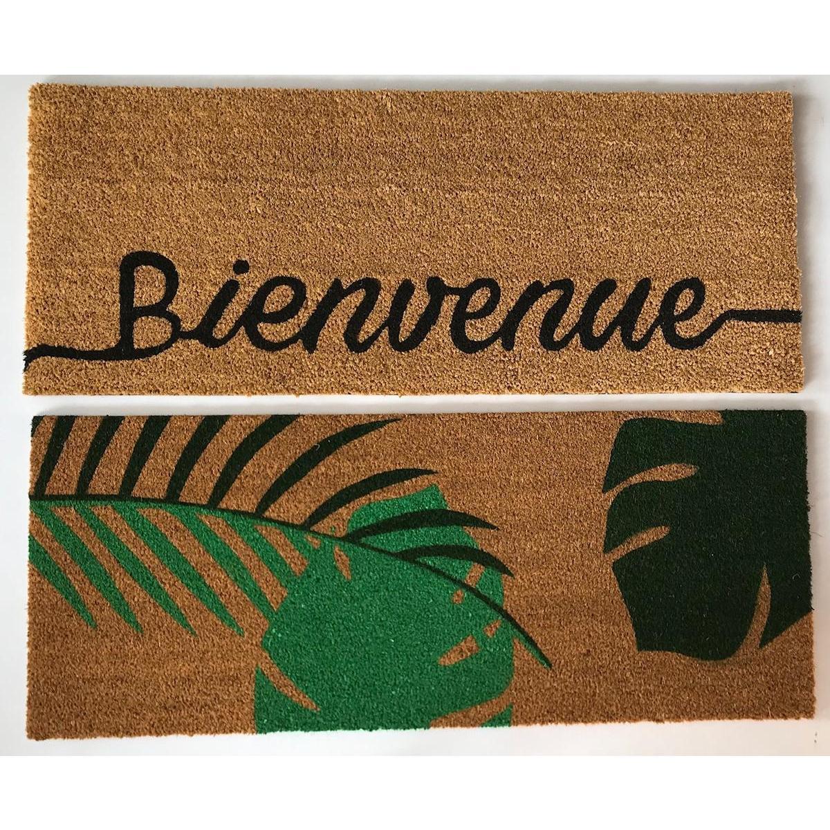 Tapis coco - 40 x L 100 cm - Différents modèles - IZÉO