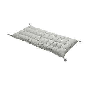 Futon avec pompons - 60 x 120 cm - Gris