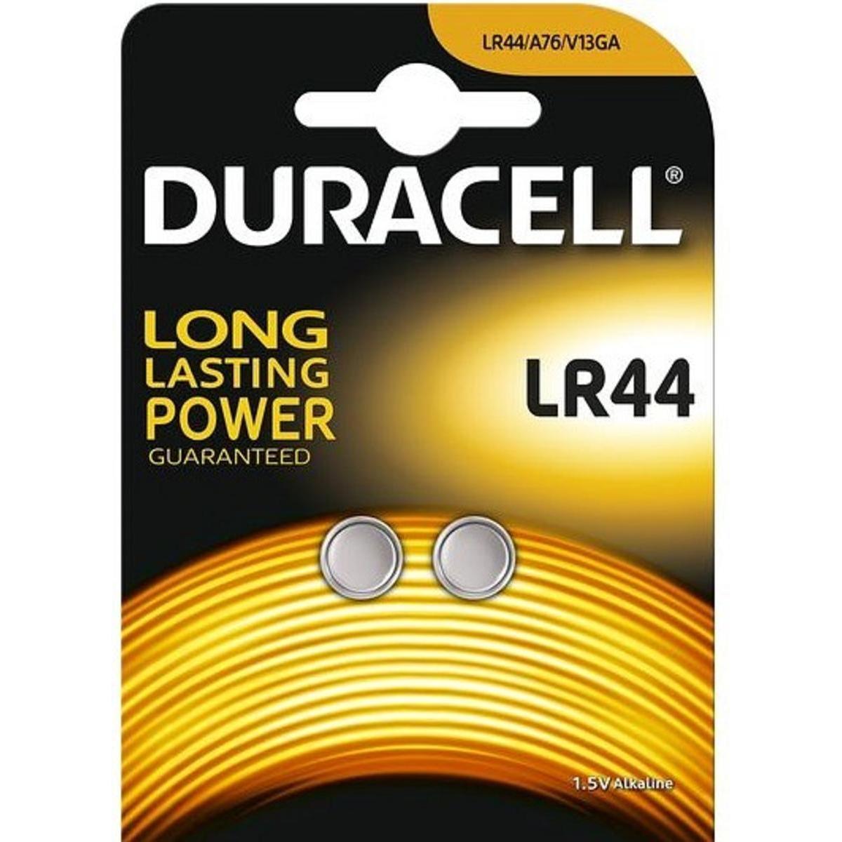 2 piles Duracell SPE LR44