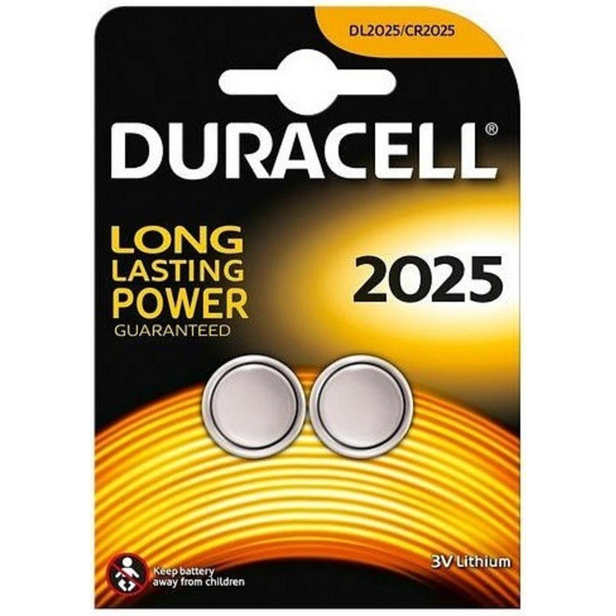 2 piles Duracell SPE 2025