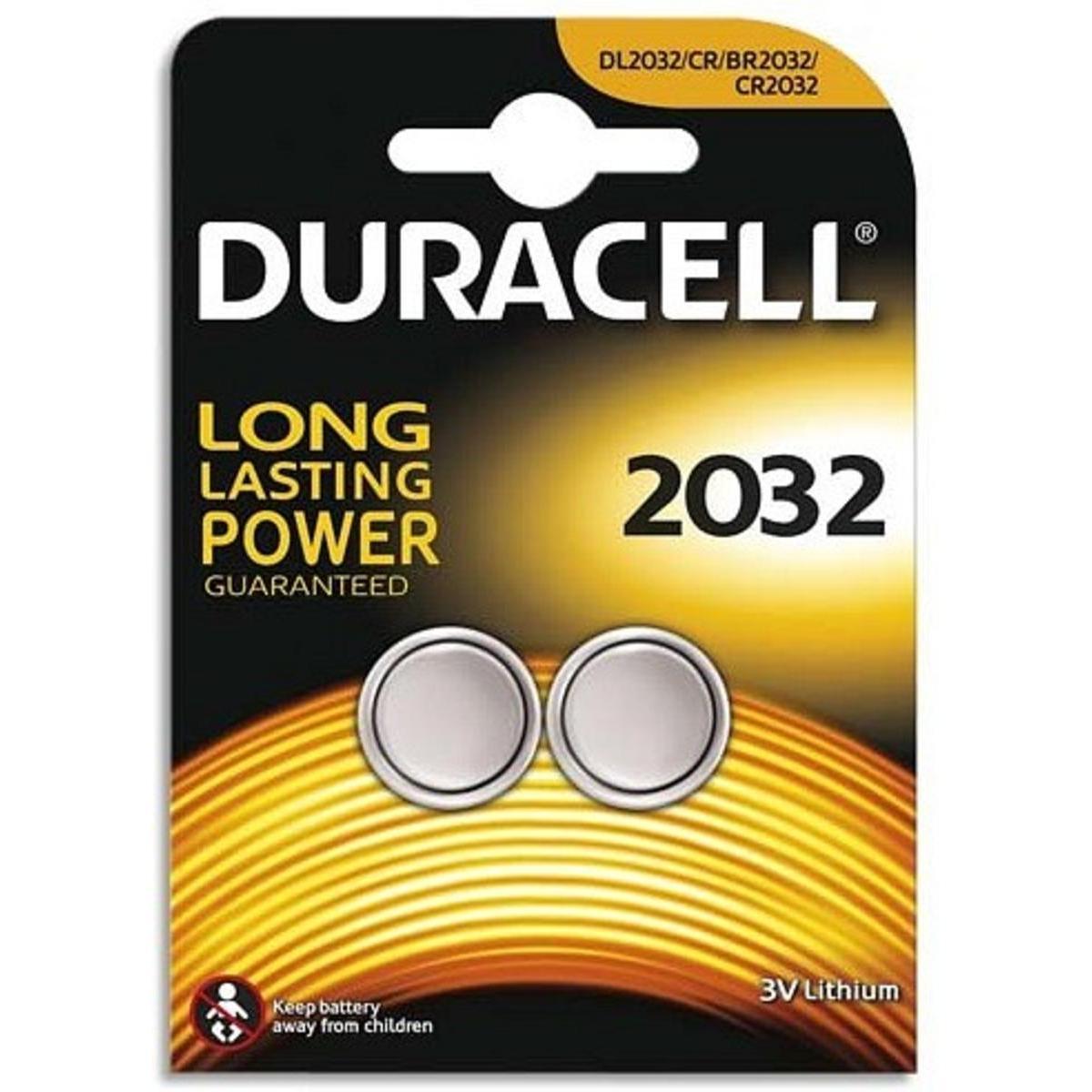 2 piles Duracell SPE 2032