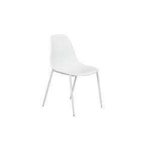 Chaise Eva - L 52 x H 77 x l 46 cm - Différents modèles - Blanc