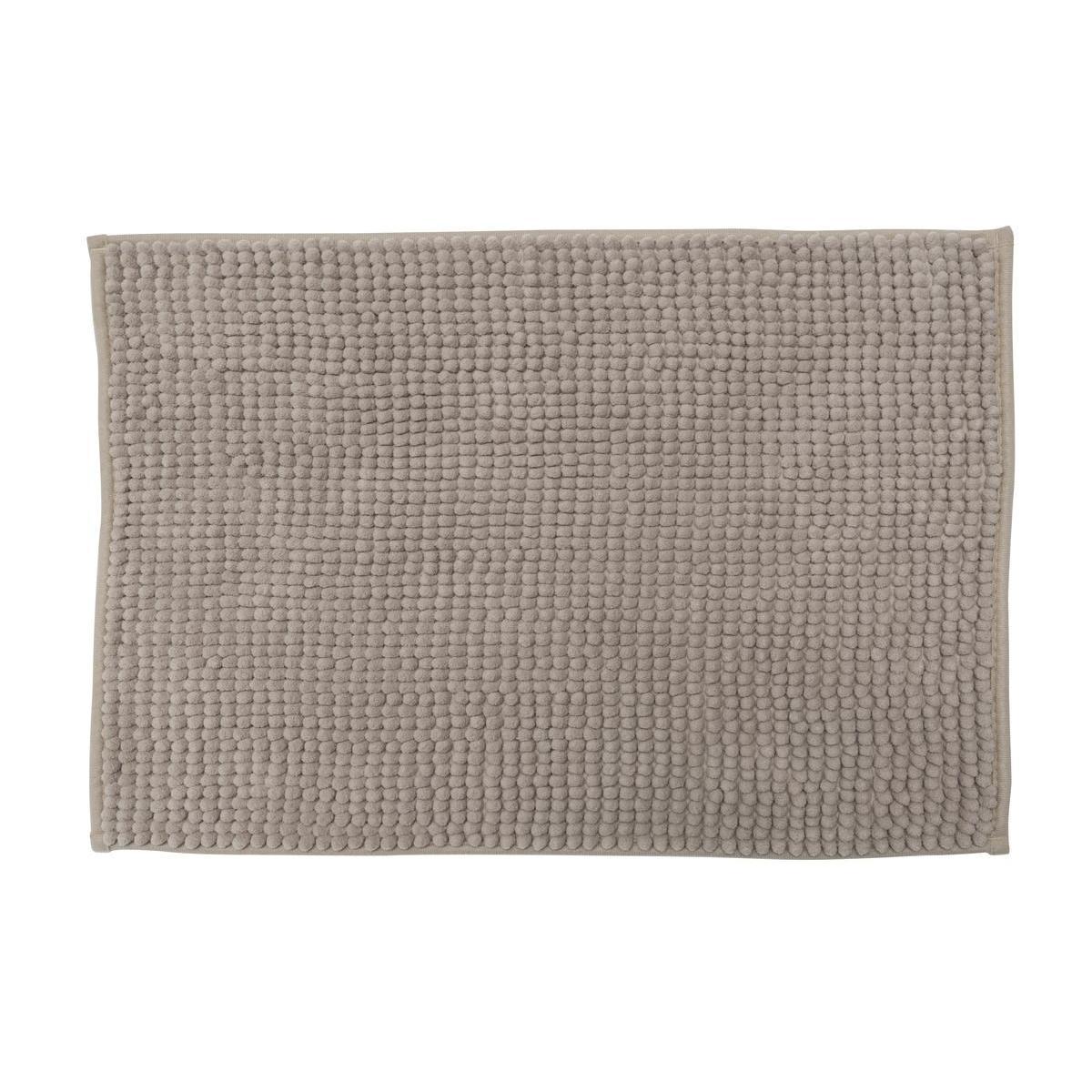 Tapis de salle de bain - 60 x 40 cm - Marron