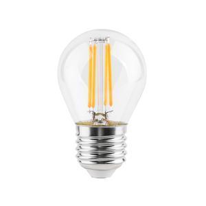 Ampoule à filaments LED G45 E27 - 400 LM - Transparent, blanc chaud