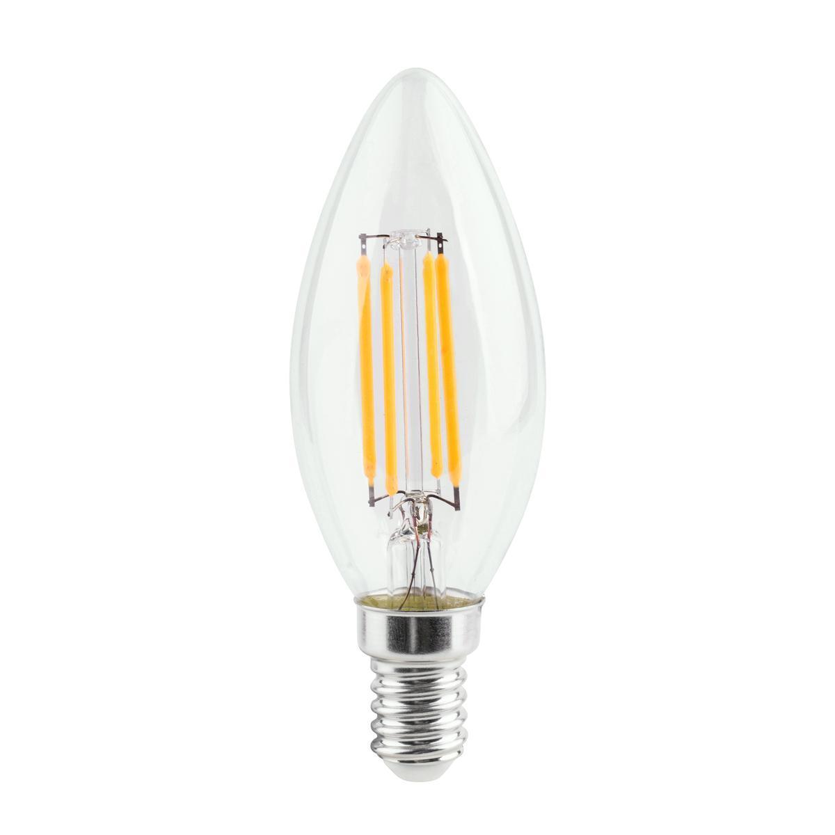 Ampoule à filaments LED C35 E14 - Blanc chaud