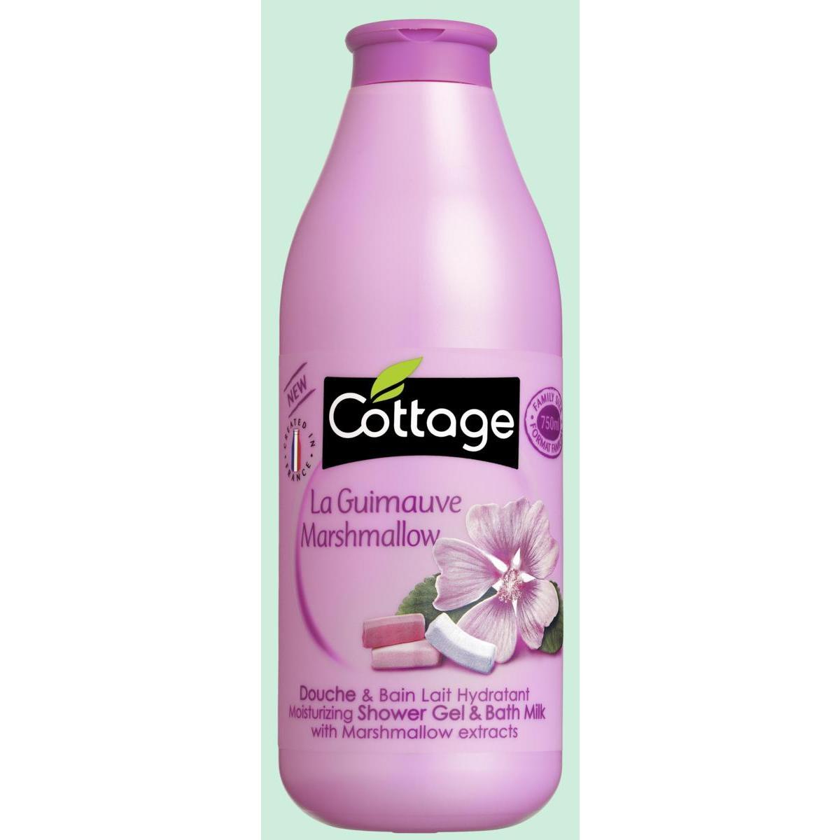 Gel douche Cottage guimauve - 750 ml