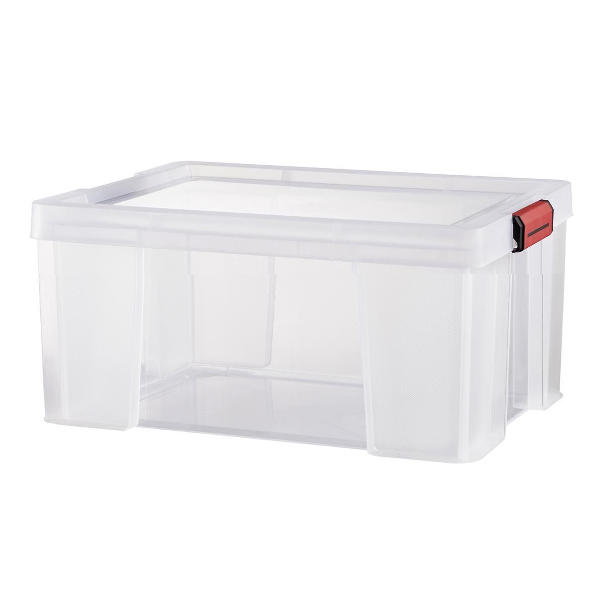 Bac de rangement renforcée Clip'n'Store 27 L - 50 x 39 x H 20 cm