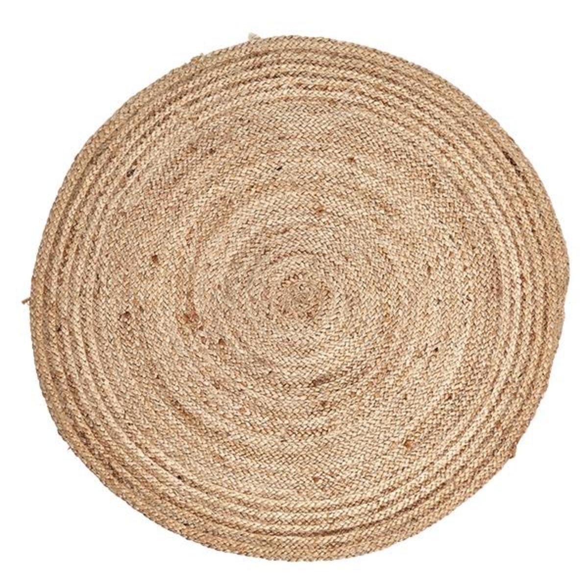 Tapis en jute - ø 90 cm - K.KOON