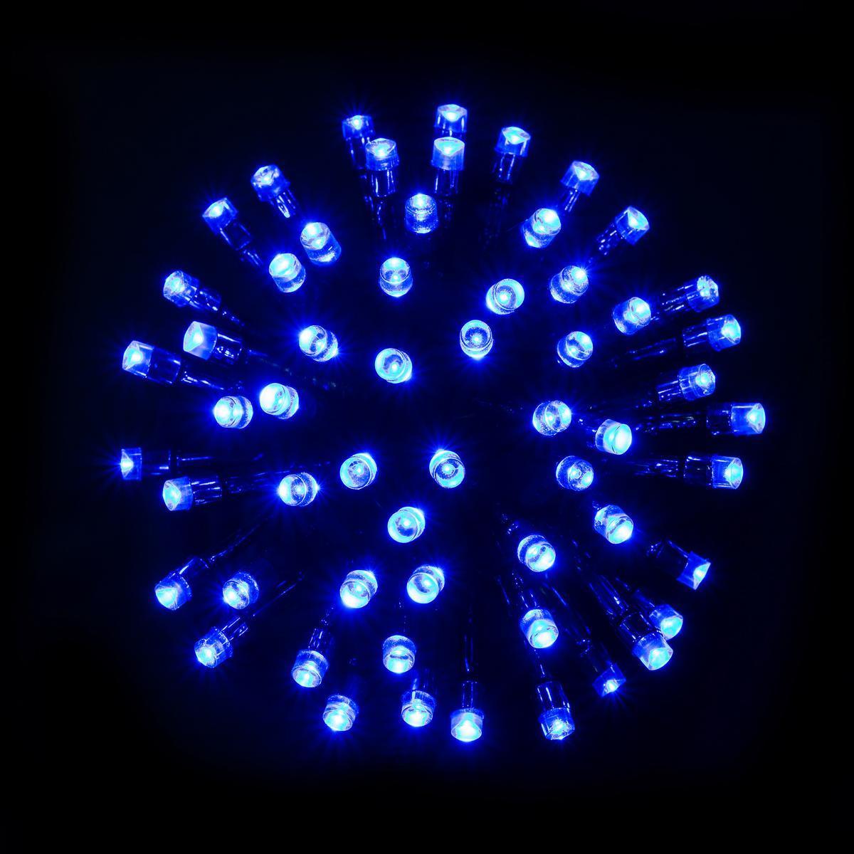 Guirlande 160 LED - L 15 m - Bleu - FAIRY STARS