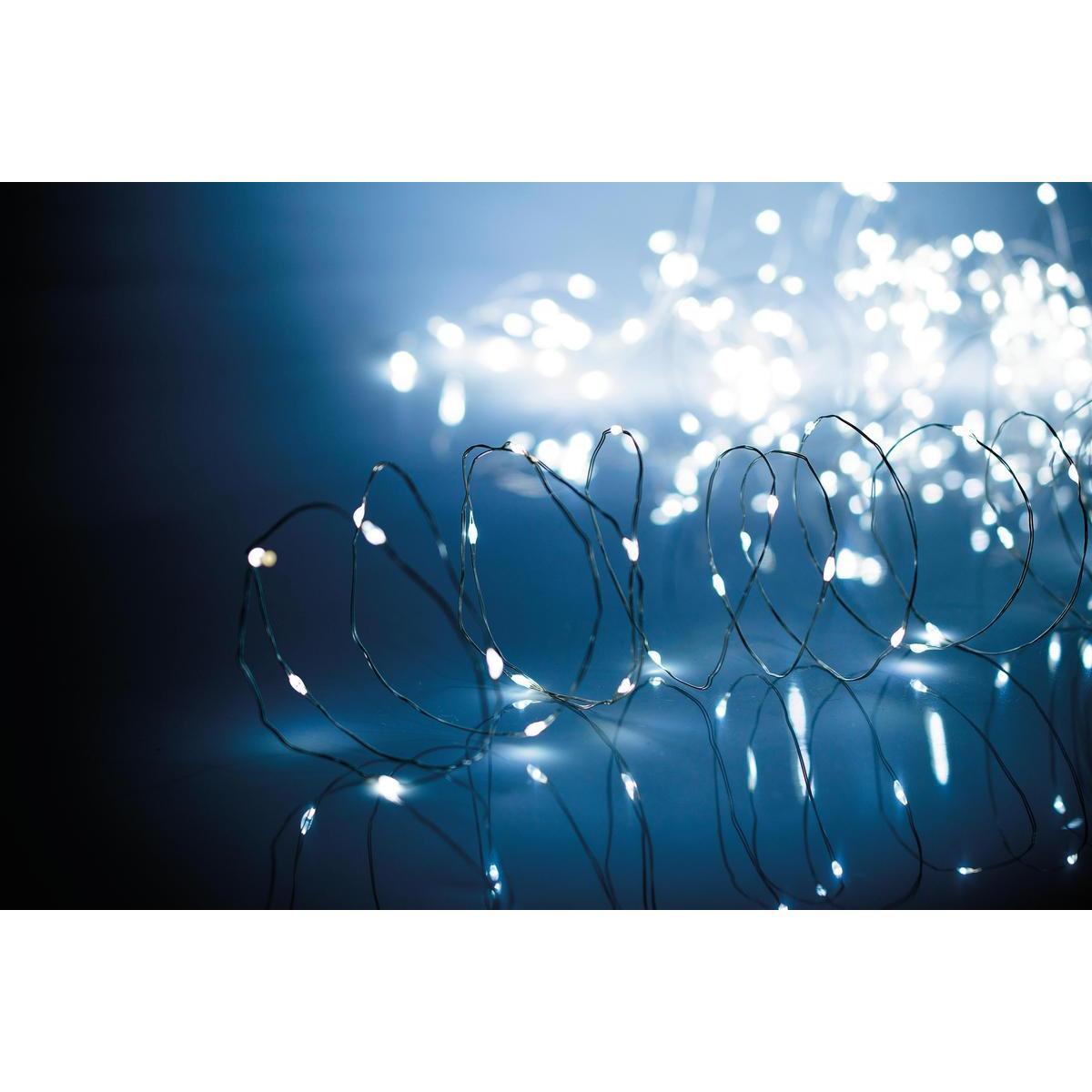 Guirlande électrique 120 micro-LED - L 12 M - Blanc froid - FAIRY STARS