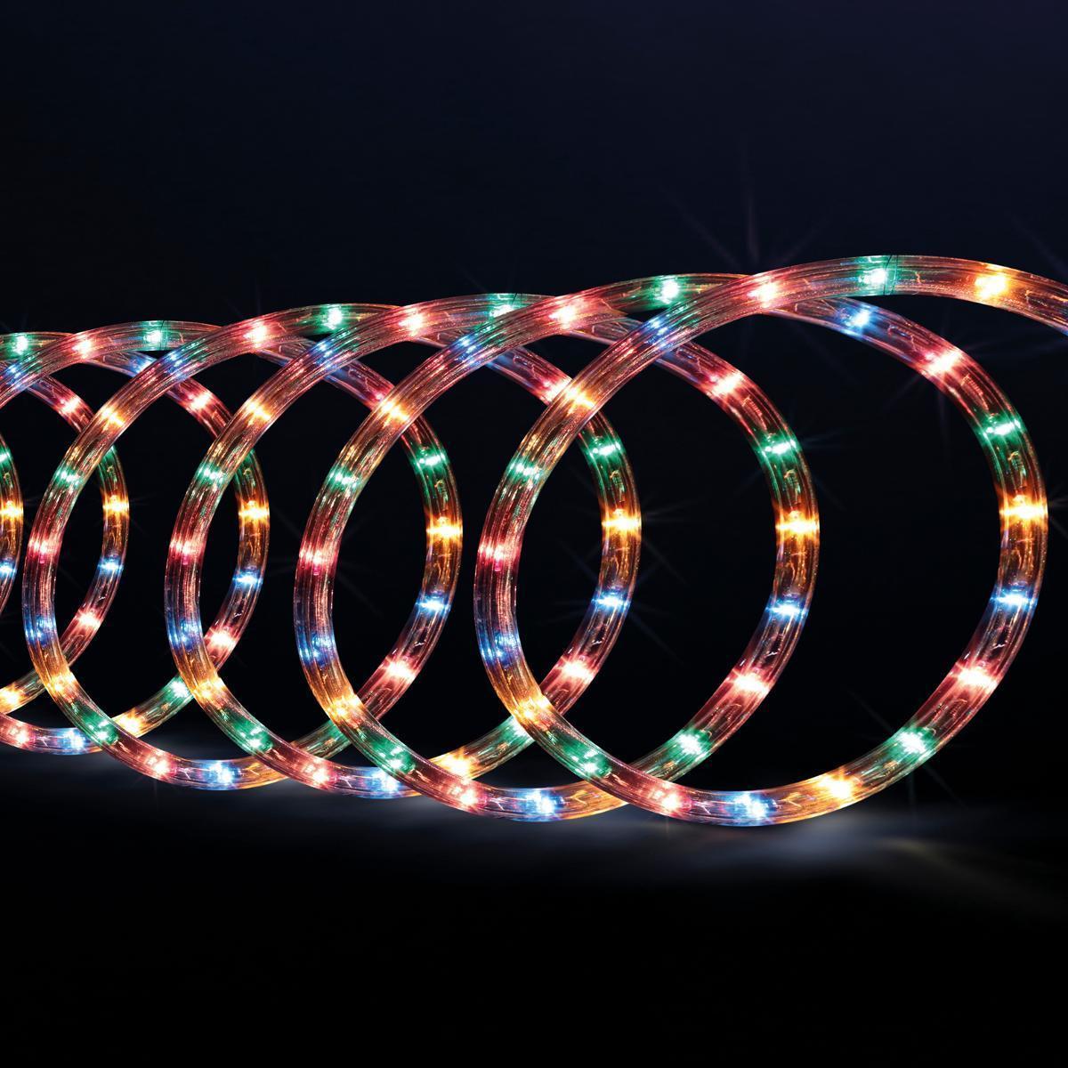 Guirlande électrique tube led - 6 m - Multicolore