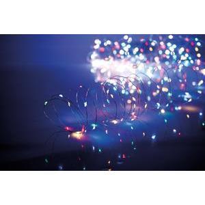 Guirlande électrique 40 micro-LED - L 4 m - Multicolore