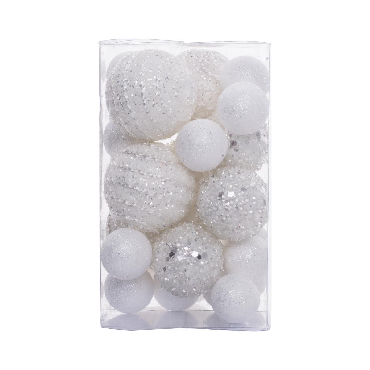 BOULE BLANC D2.5-5CM X24