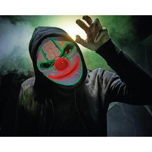 Masque de clown LED - Taille adulte unique - C'PARTY