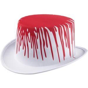 Chapeau ensanglanté - Taille adulte unique - Différents modèles - Rouge, noir, blanc