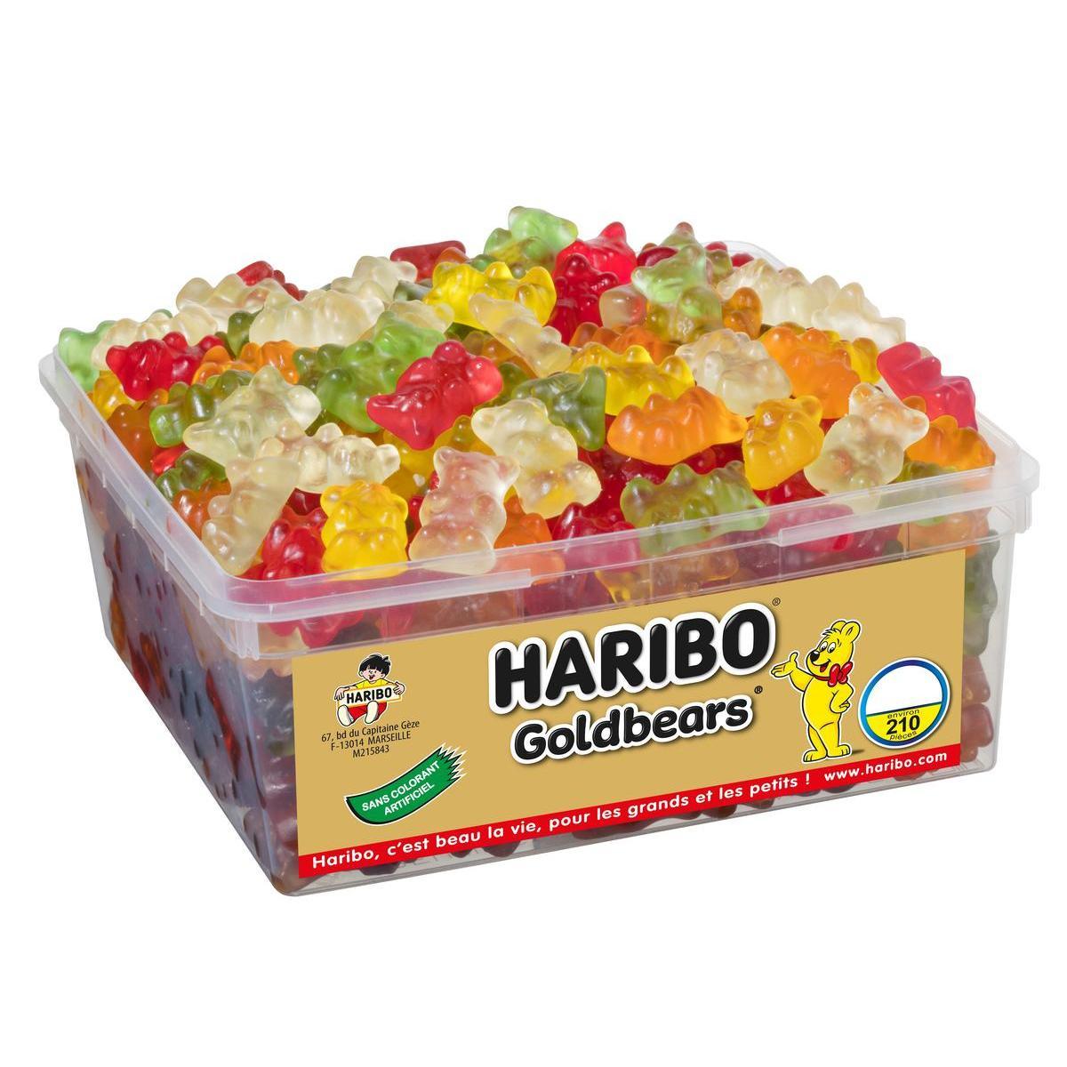 Boîte de 210 bonbons Goldbears - HARIBO