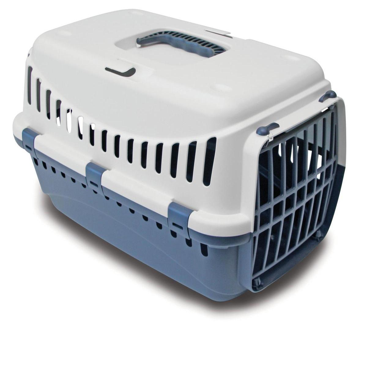 Caisse de transport pour chat ou chien - Gris