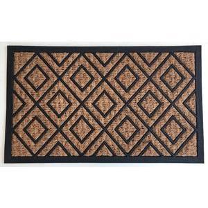 Tapis bimatière à motifs - 75 x 45 cm