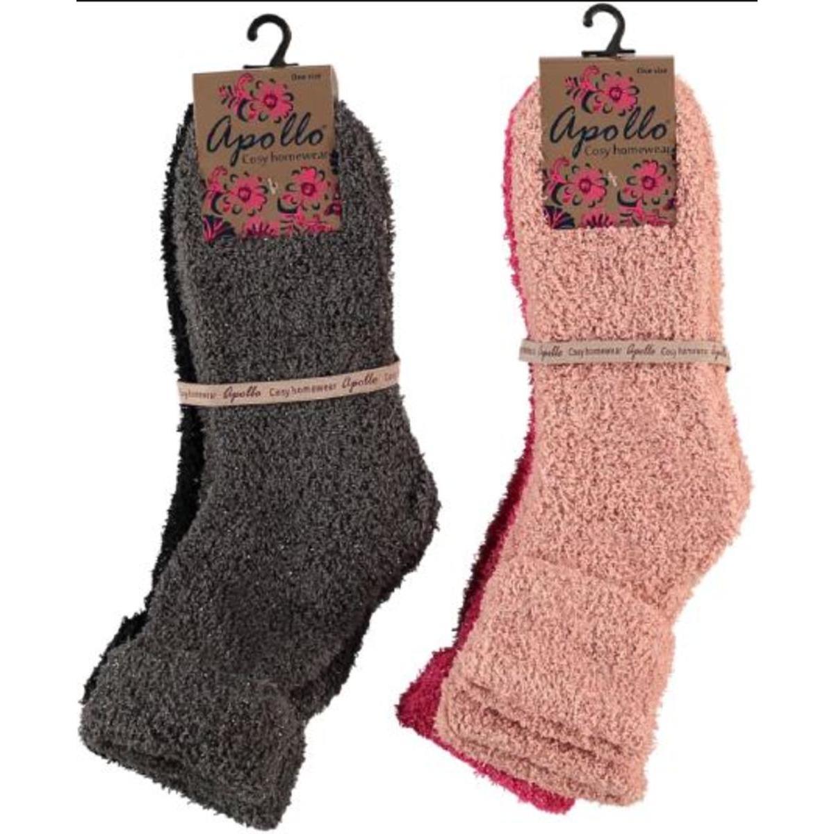 2 paires de chaussettes paillettées - Différents coloris