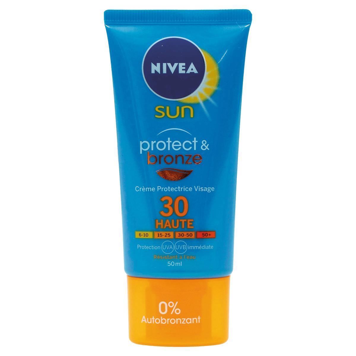 Crème solaire visage Nivea FPS 30