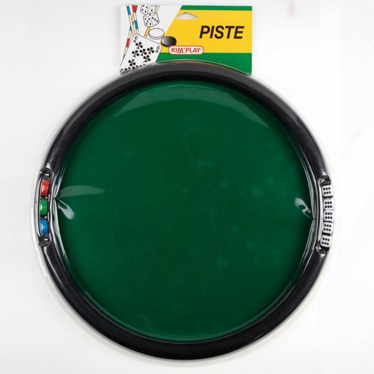 Piste de jeu - L 55 x H 3 x l 47 cm - Différents modèles - Vert, noir