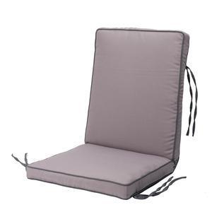 Coussin assise + dossier - Gris