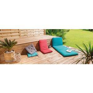 Coussin bain de soleil - Blanc