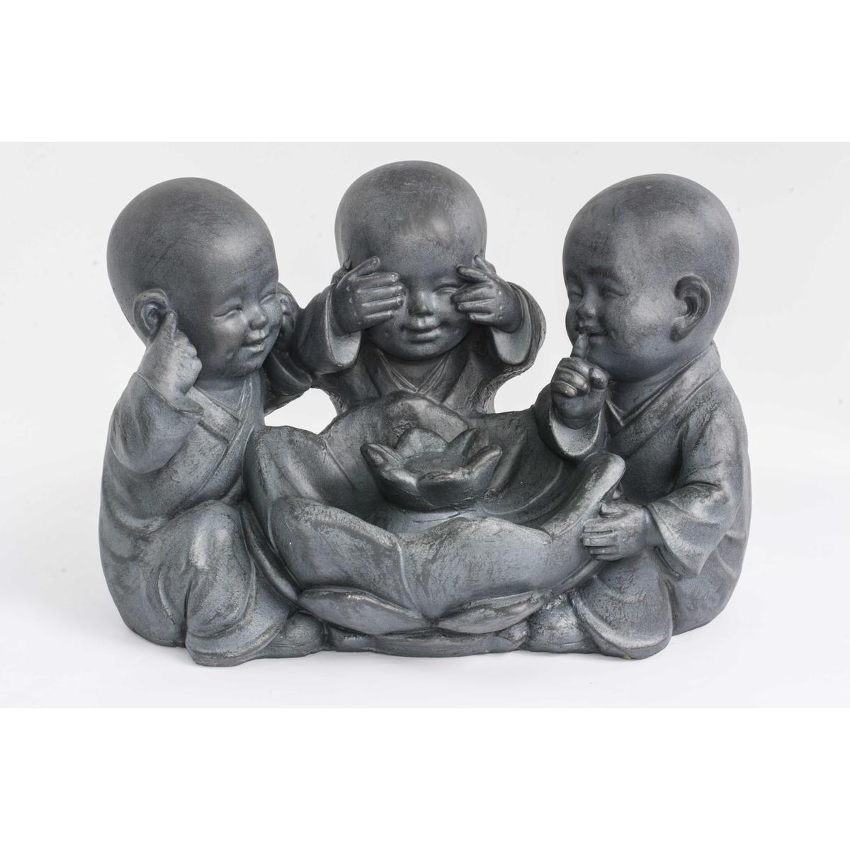 Statue d'enfants Bouddha - Hauteur 28 cm