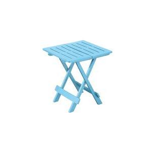 Table d'appoint Adiko - 44 x 44 x H 50 cm - Bleu