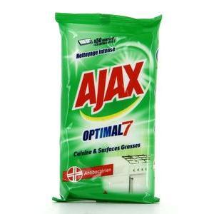 Lingettes cuisine antibactériennes Optimal 7 - 50 pièces - AJAX